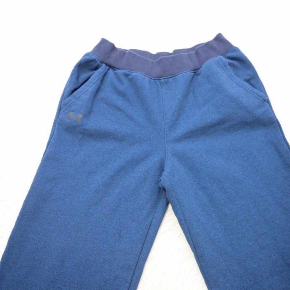 Under Armour Joggers Sweat Pants Blue Loose Cotton Blend